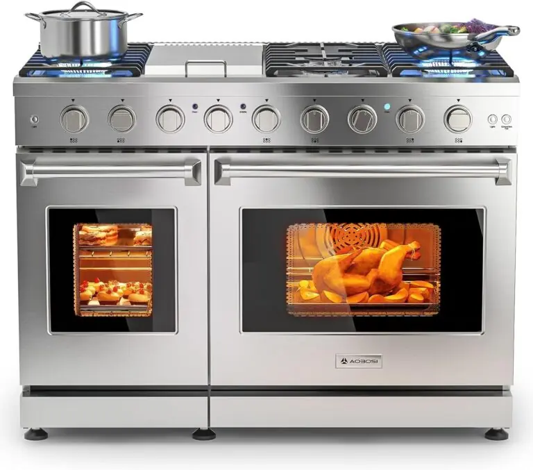 AAOBOSI 48 Inch Gas Range Review: Honest Pros & Cons 1 Image 1 of AAOBOSI 48 inch gas range review