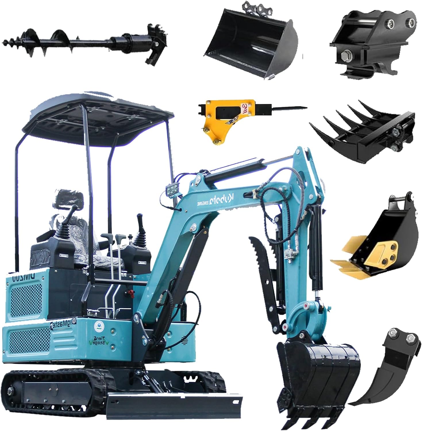 DigMaster 2 ton mini excavator review,4000 lb mini excavator review and rating,is DigMaster DM200 worth buying,DigMaster mini excavator review pros cons,DM200 mini excavator review honest opinion,DigMaster 2 ton mini excavator review verdict unboxing — first impressions and build quality assessment