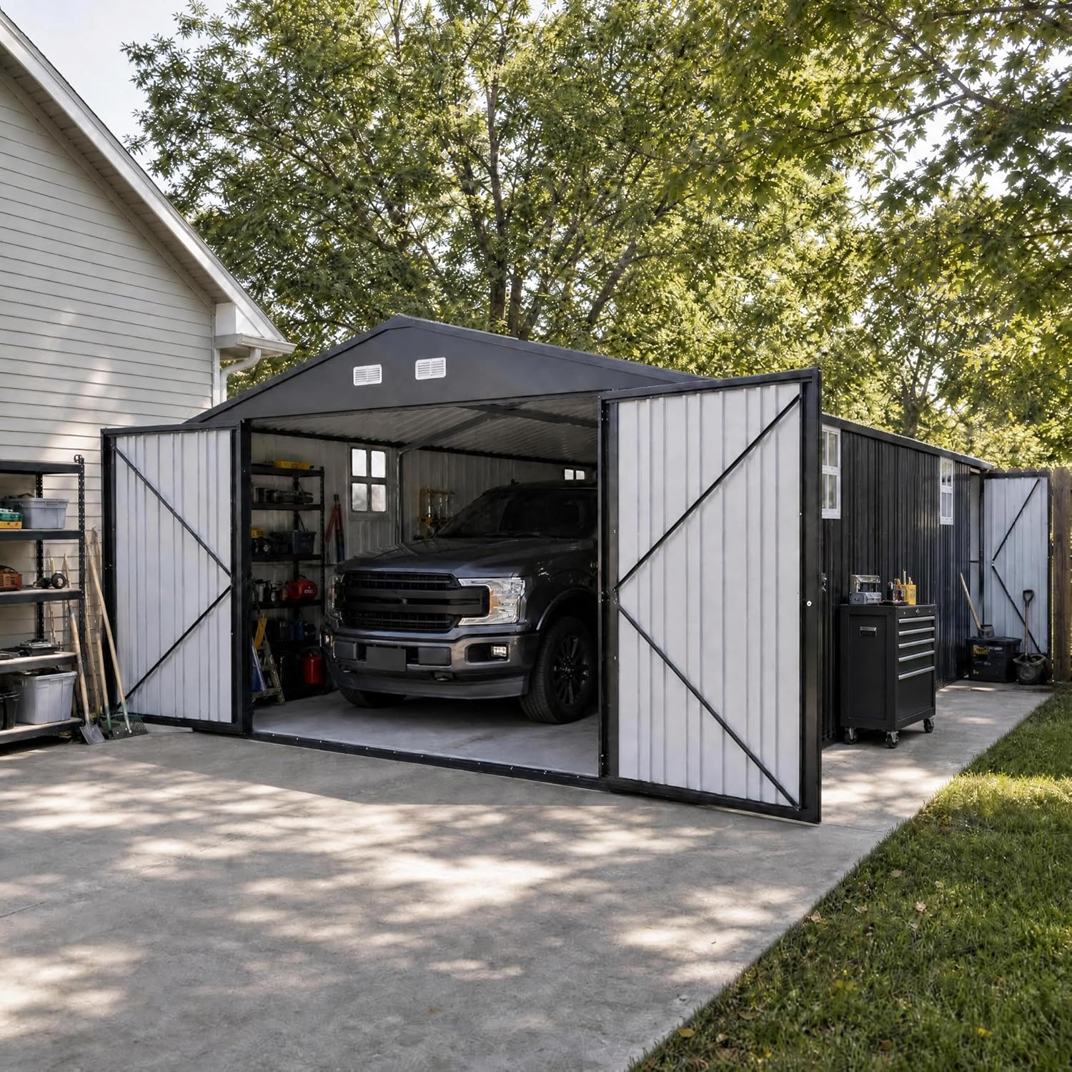 IDEALHOUSE 12x25 metal garage shed review,IDEALHOUSE 12x25 metal garage shed review and rating,IDEALHOUSE 12x25 metal garage shed review pros cons,IDEALHOUSE 12x25 metal garage shed review honest opinion,IDEALHOUSE 12x25 metal garage shed review verdict,is IDEALHOUSE 12x25 metal garage shed worth buying — full package contents