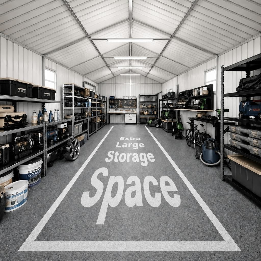 IDEALHOUSE 12x25 metal garage shed review,IDEALHOUSE 12x25 metal garage shed review and rating,IDEALHOUSE 12x25 metal garage shed review pros cons,IDEALHOUSE 12x25 metal garage shed review honest opinion,IDEALHOUSE 12x25 metal garage shed review verdict,is IDEALHOUSE 12x25 metal garage shed worth buying — design and build quality detail