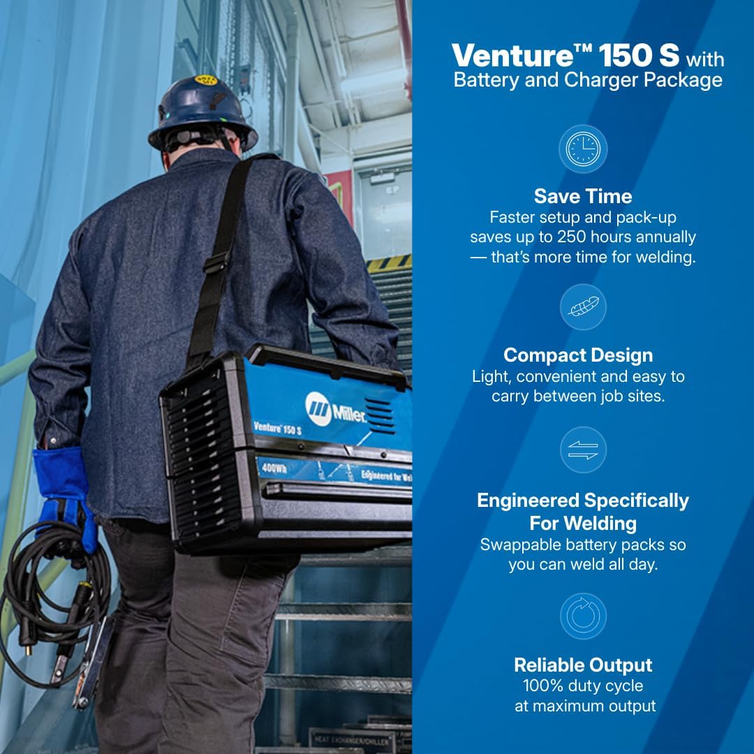 Miller Electric Venture 150 S review,Venture 150 S review and rating,is Venture 150 S worth buying,Venture 150 S review pros cons,Venture 150 S review honest opinion,Miller Electric Venture 150 S review verdict — performance test results