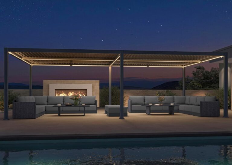 Image 1 of PURPLE LEAF Huge Louvered Pergola 92KS review