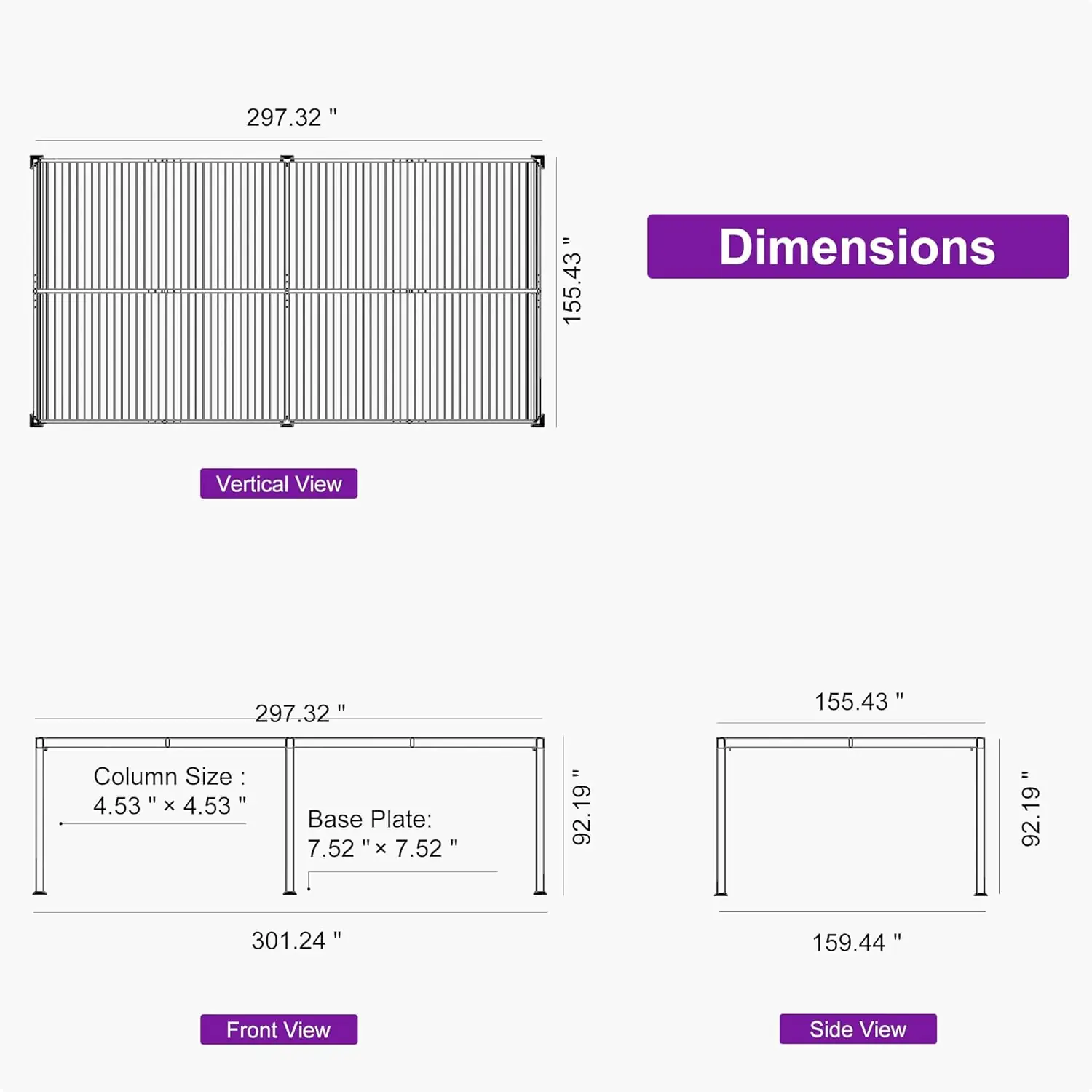 PURPLE LEAF Huge Louvered Pergola 92KS Review: Worth Buying? 3 PURPLE LEAF Huge Louvered Pergola 92KS review,PURPLE LEAF 92KS pergola review and rating,is PURPLE LEAF 92KS pergola worth buying,PURPLE LEAF 92KS pergola review pros cons,PURPLE LEAF 92KS pergola review honest opinion,PURPLE LEAF 92KS pergola review verdict performance results — claims verified against real-world testing