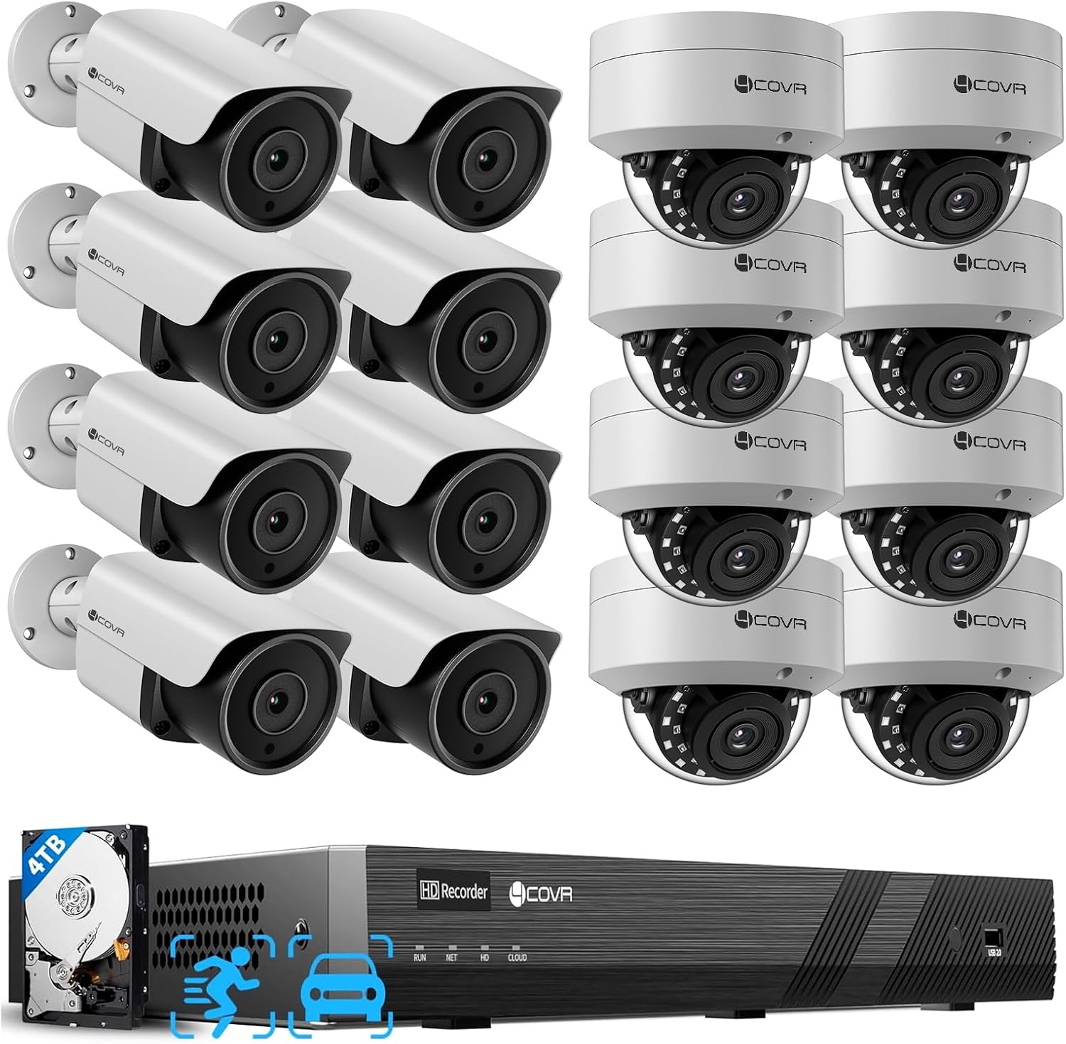 4COVR 16 channel PoE security camera system review,4COVR PoE camera system review pros cons,4COVR security camera system worth buying,4COVR NVR kit review and rating,4COVR 4K security system honest opinion,4COVR IP camera system review verdict build quality and materials close-up