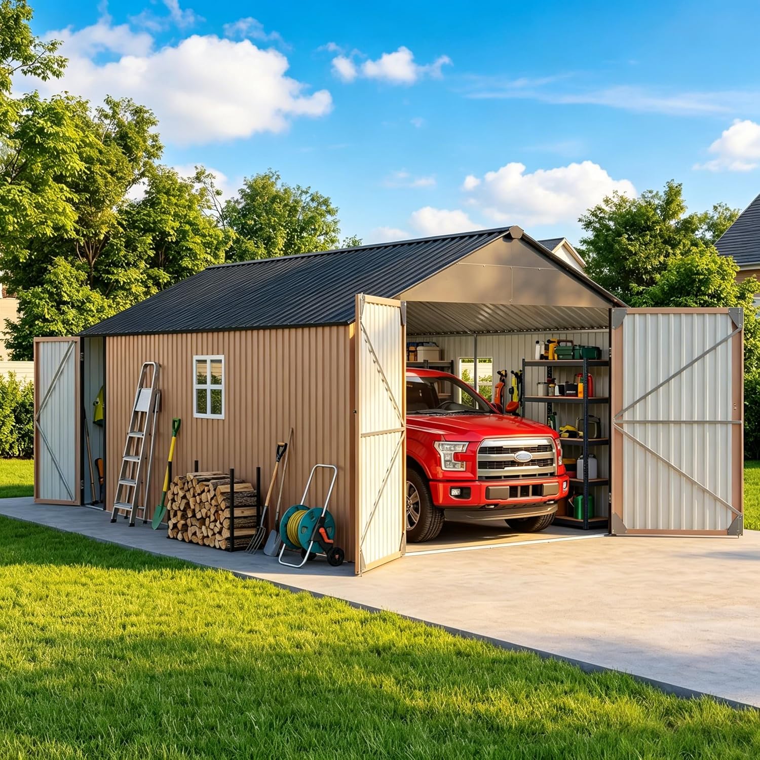Aoxun metal storage shed review,Aoxun metal storage shed review and rating,is Aoxun metal storage shed worth buying,Aoxun metal storage shed review pros cons,Aoxun metal storage shed honest review,Aoxun metal storage shed review verdict — full package contents