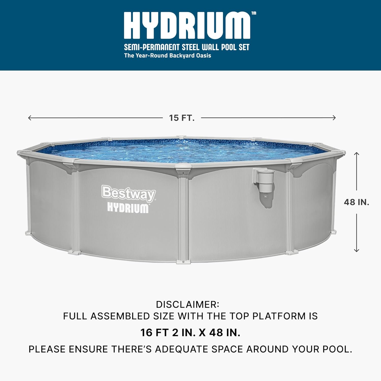 Bestway Hydrium 15x48 review,Bestway Hydrium review and rating,is Bestway Hydrium worth buying,Bestway Hydrium review pros cons,Bestway Hydrium review honest opinion,Bestway Hydrium review verdict feature breakdown and specification detail