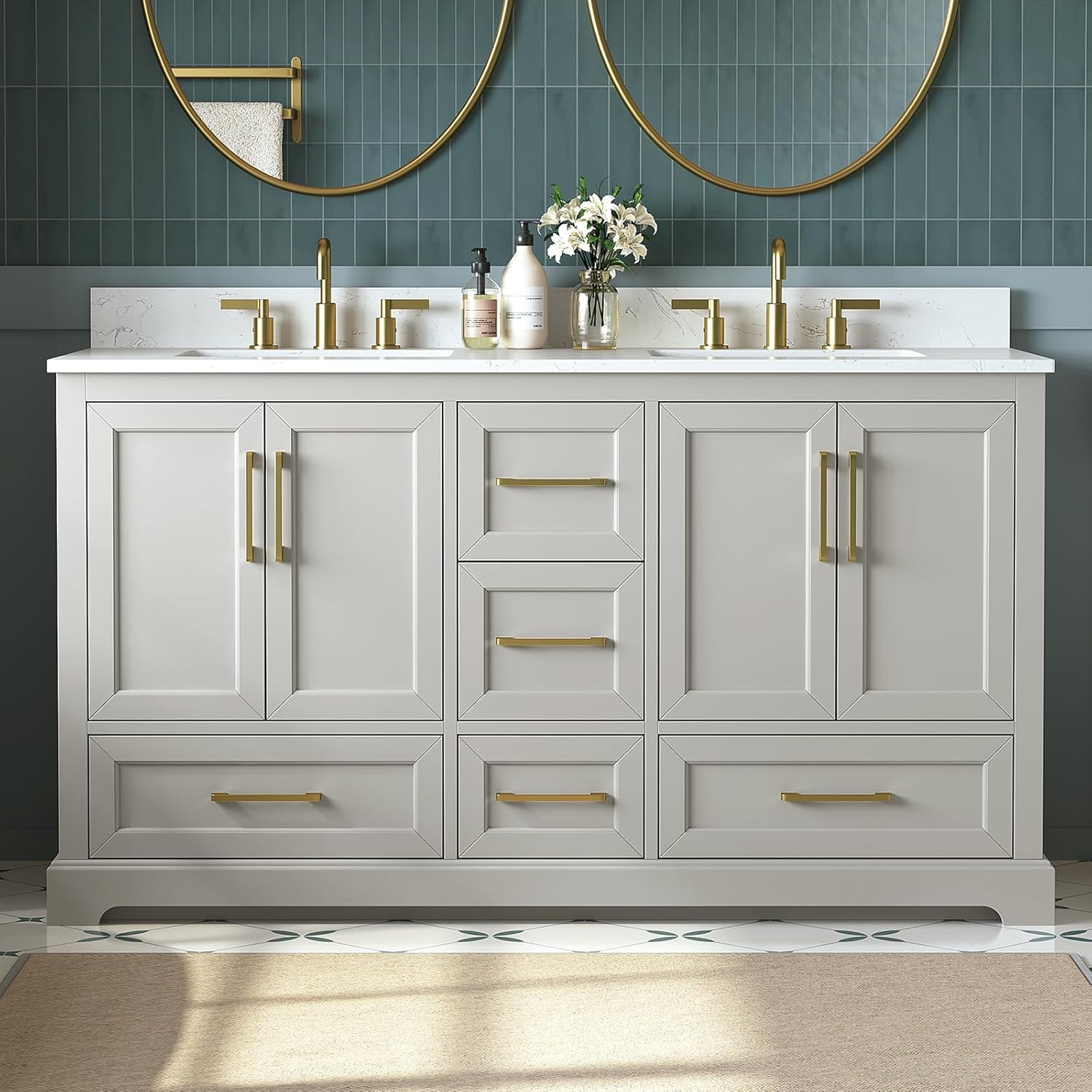 DELUXE LIVING 60 Inch Bathroom Vanity Review: Pros & Cons 1 DELUXE LIVING 60 inch bathroom vanity review,DELUXE LIVING bathroom vanity review and rating,is DELUXE LIVING vanity worth buying,60 inch double sink vanity review pros cons,DELUXE LIVING solid wood vanity review honest opinion,DELUXE LIVING vanity review verdict - detailed features and technical specifications
