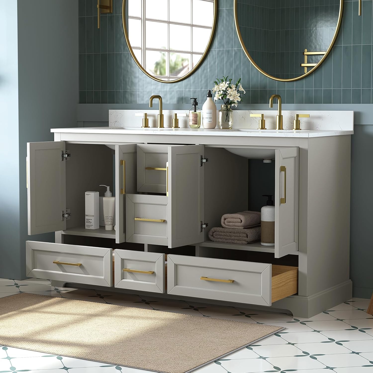 DELUXE LIVING 60 Inch Bathroom Vanity Review: Pros & Cons 4 DELUXE LIVING 60 inch bathroom vanity review,DELUXE LIVING bathroom vanity review and rating,is DELUXE LIVING vanity worth buying,60 inch double sink vanity review pros cons,DELUXE LIVING solid wood vanity review honest opinion,DELUXE LIVING vanity review verdict performance testing and real-world results