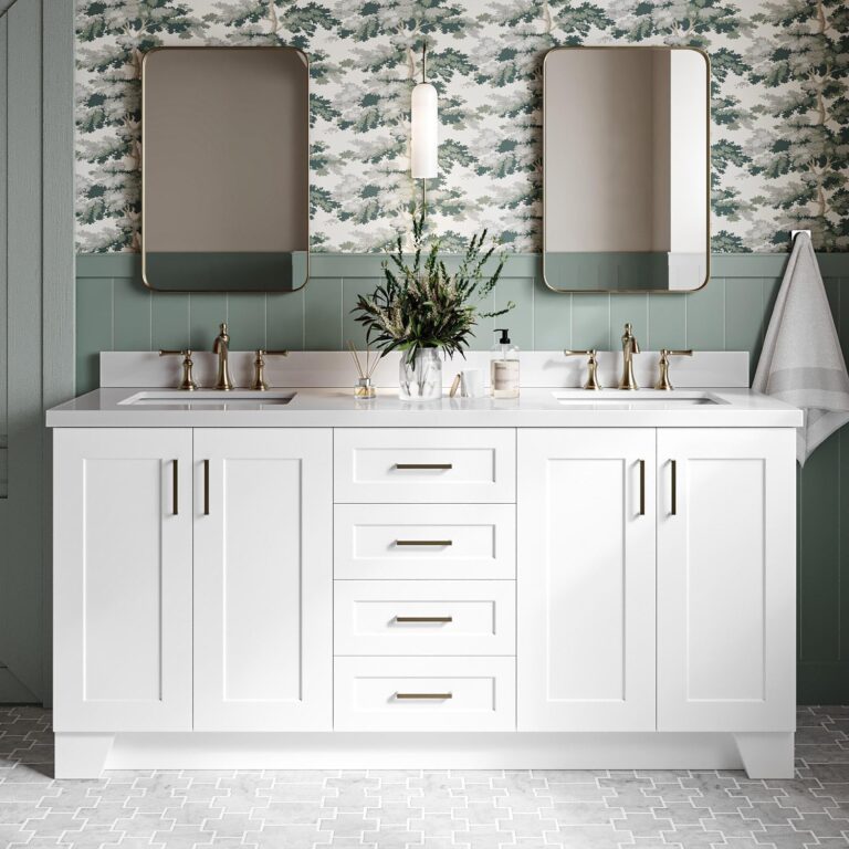 Image 1 of DKB Emilia 72 inch bathroom vanity review