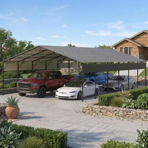 Image 1 of Devoko 20x30 FT metal carport review