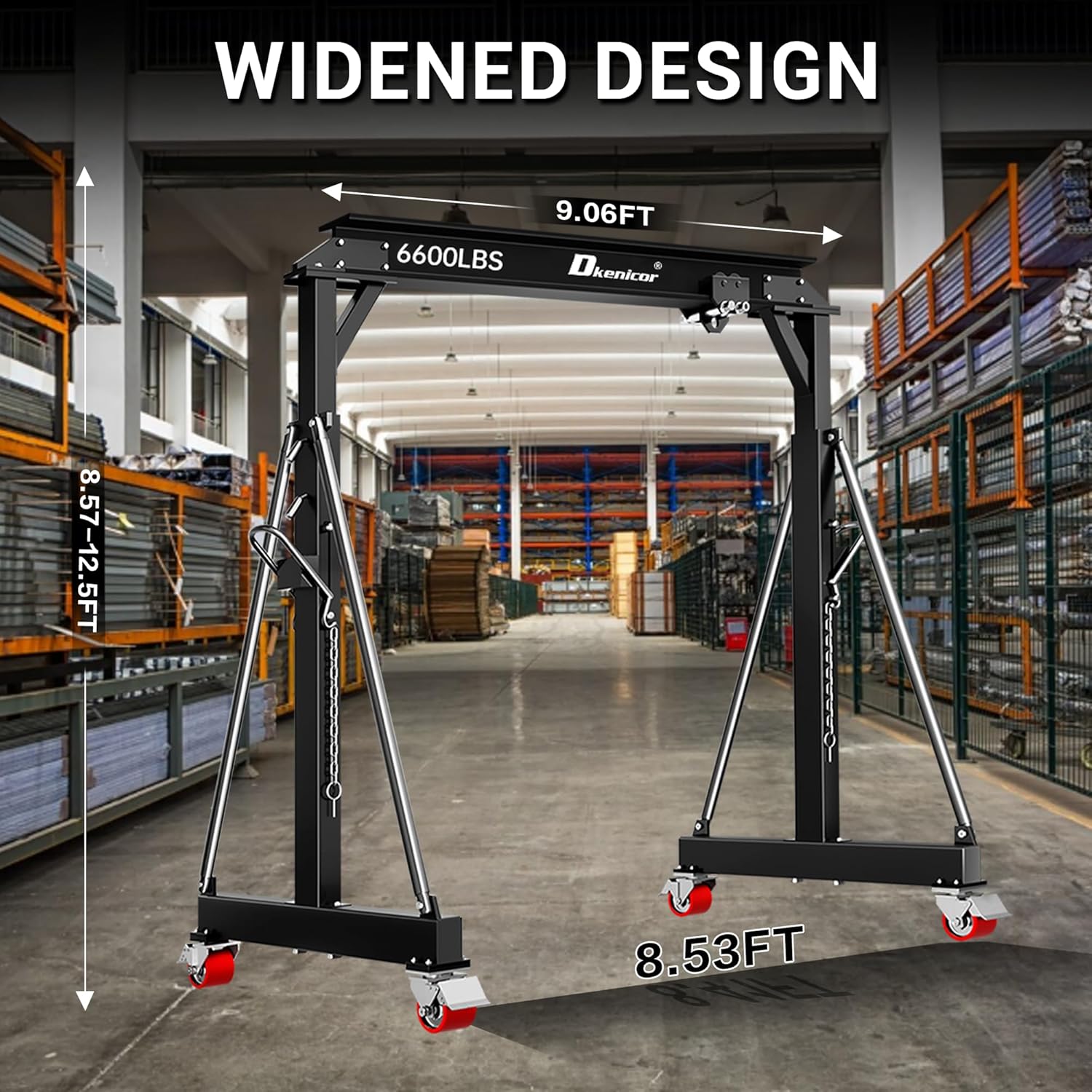 Dkenicor 3 ton gantry crane review feature breakdown and specification detail