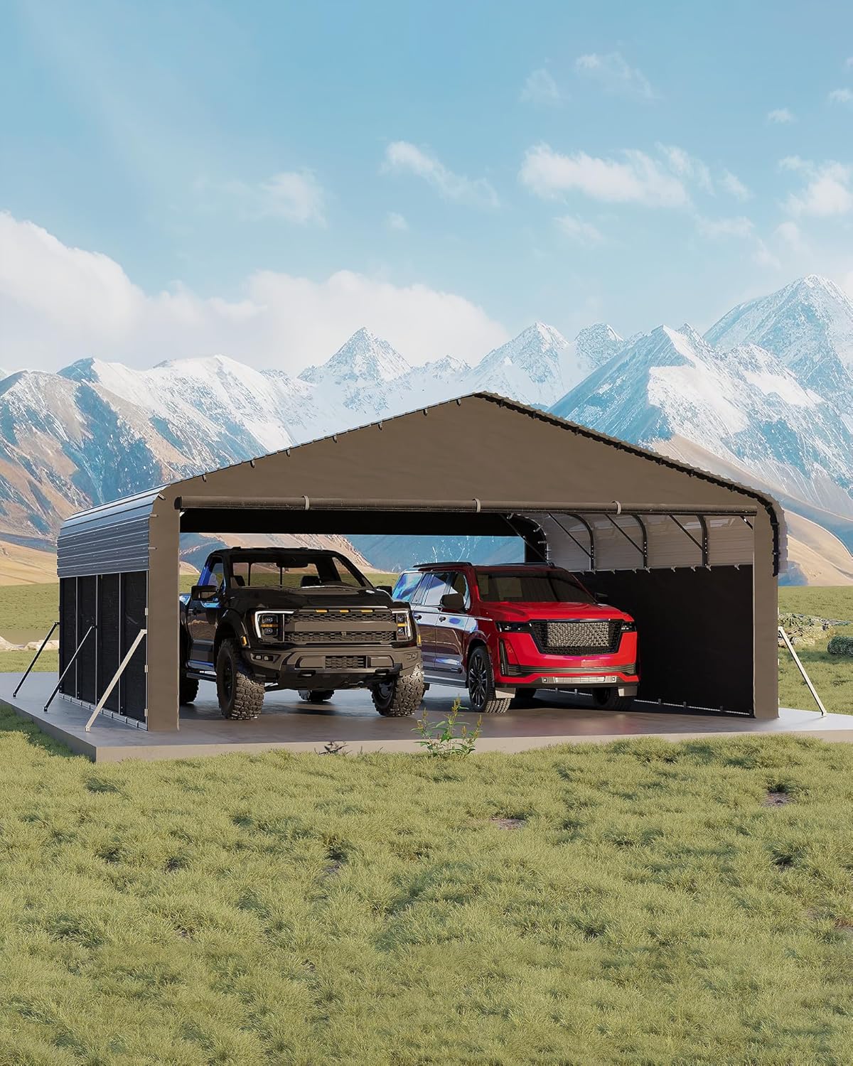 Garvee Metal Carport Review: Unbiased Pros & Cons 1 Garvee metal carport review — full box contents and build quality