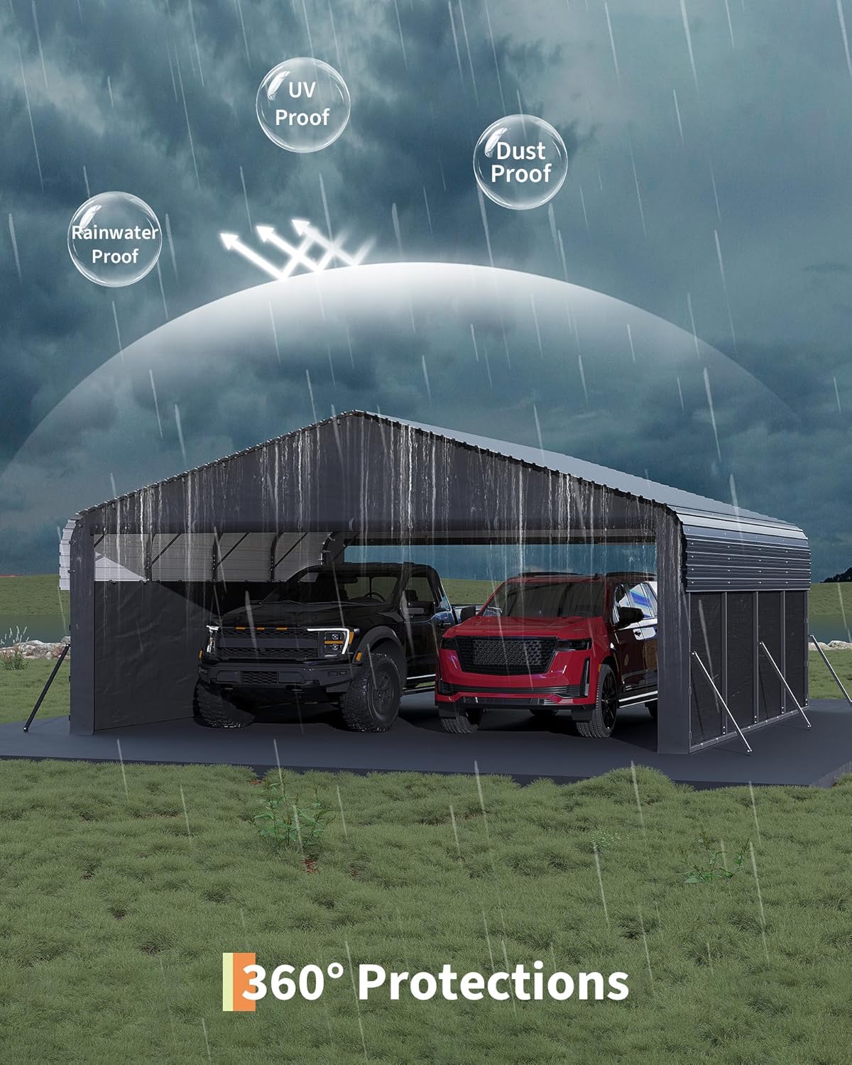 Garvee Metal Carport Review: Unbiased Pros & Cons 3 Garvee metal carport review — week-by-week testing diary