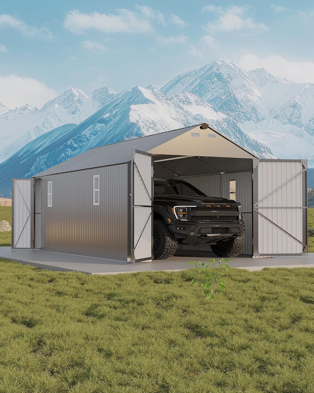 GarveeLife Metal Carport review — full box contents and build quality