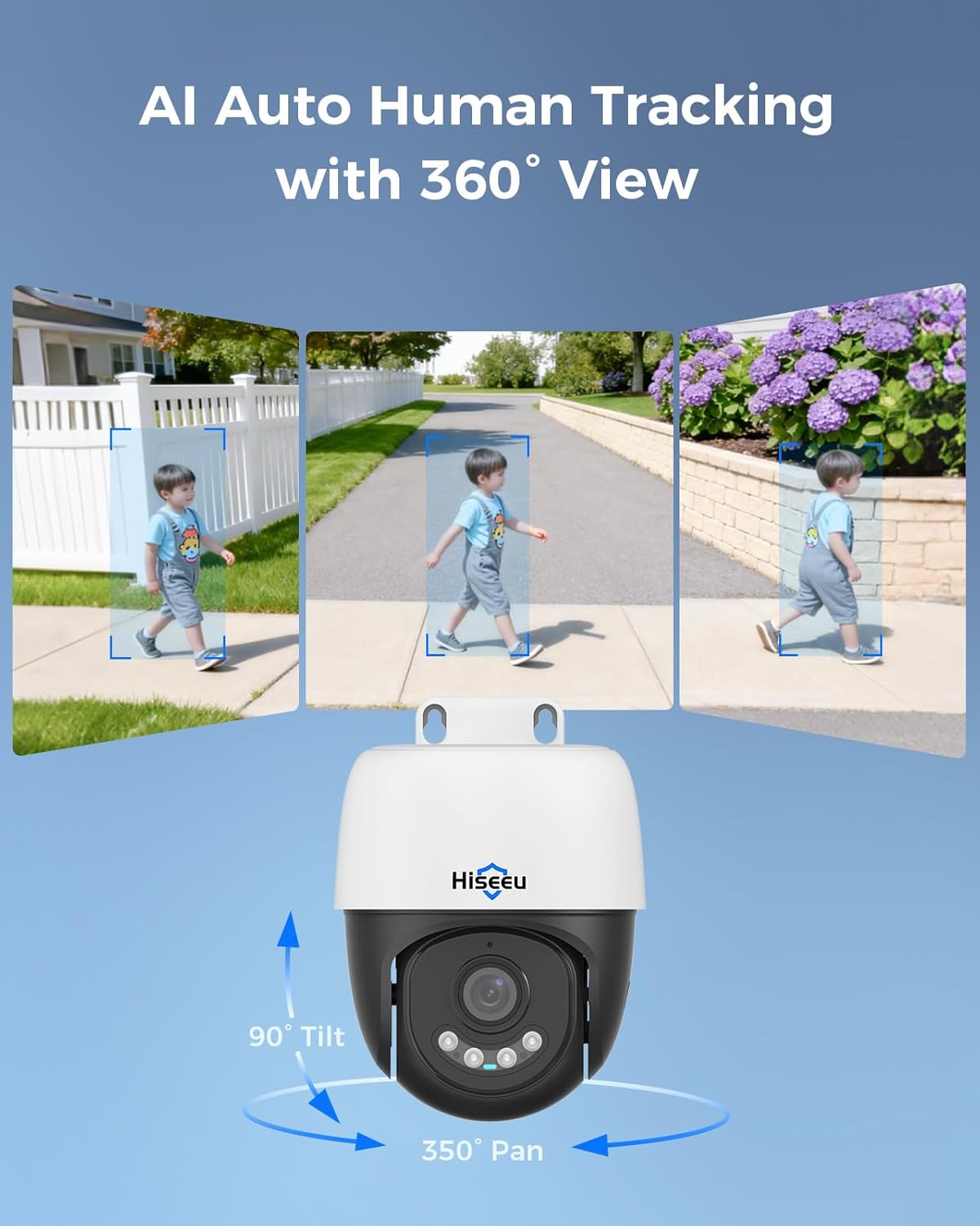 Hiseeu 5MP PoE PTZ Camera System Review: Honest Verdict 2 Hiseeu 5MP PoE PTZ camera system review performance testing with camera mounted on wall