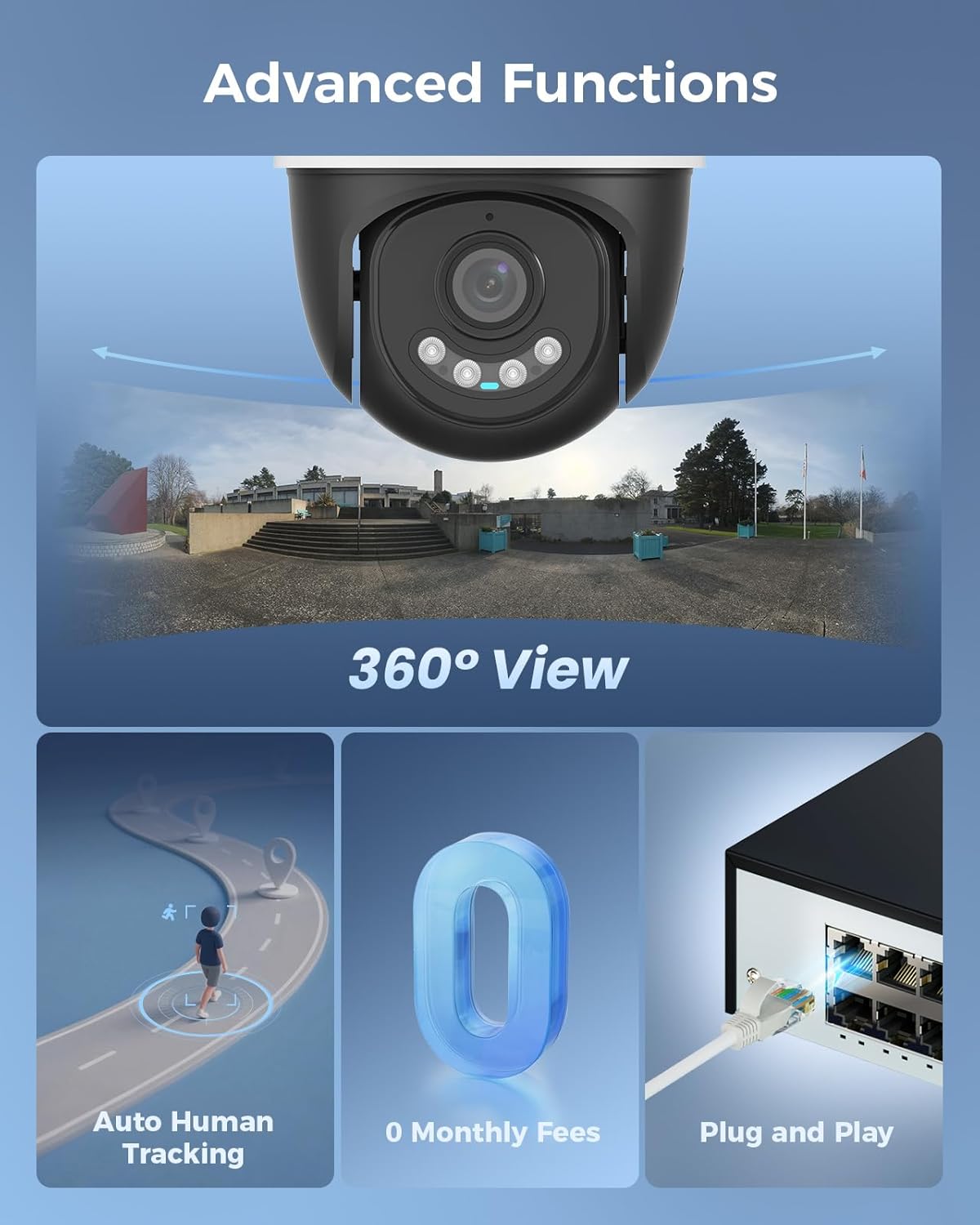Hiseeu 5MP PoE PTZ Camera System Review: Honest Verdict 3 Hiseeu 5MP PoE PTZ camera system review feature breakdown with camera and NVR