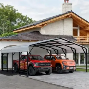 Image 1 of Shintenchi 20x20 metal carport review