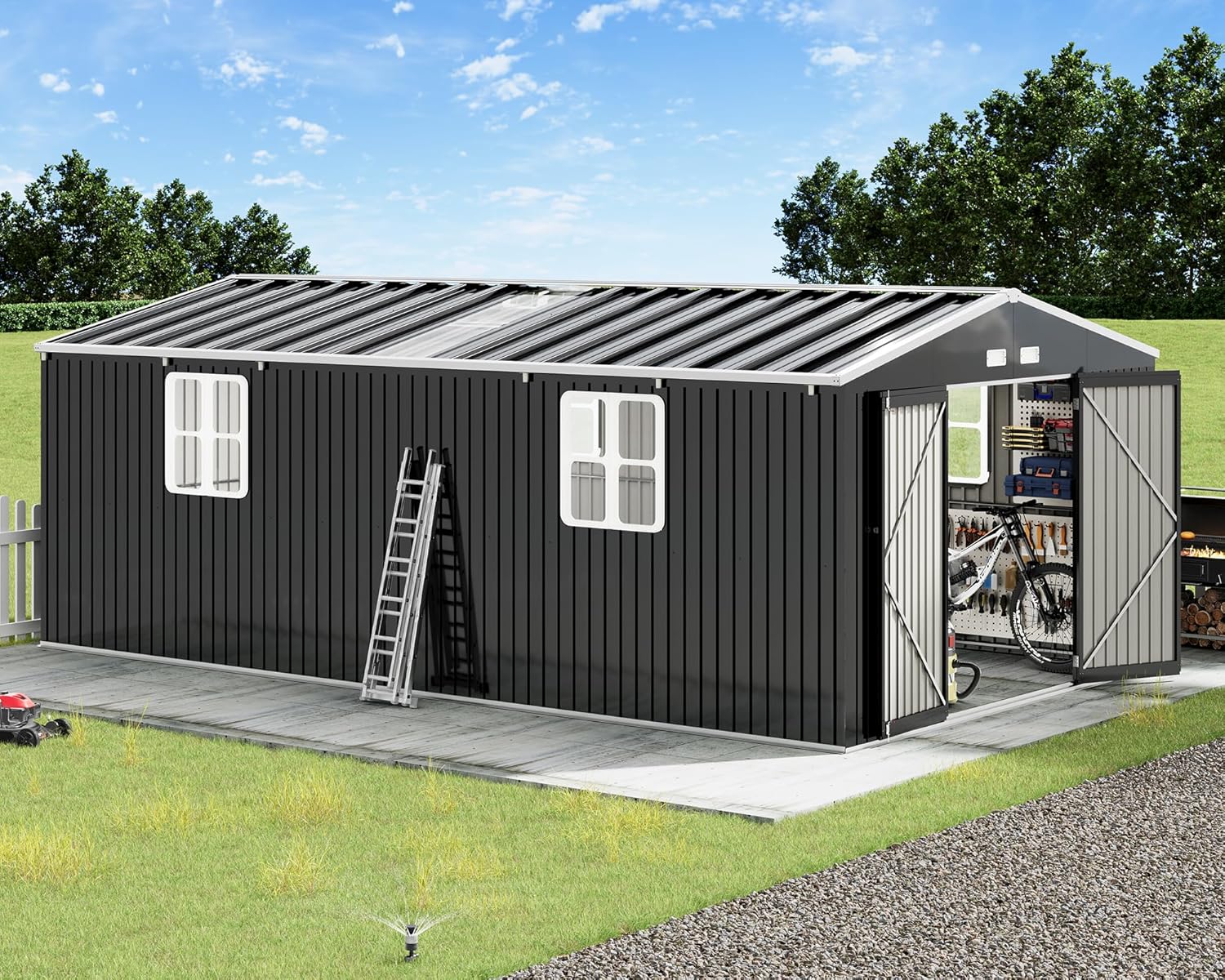 VanAcc 12x20x7.2 FT Outdoor Storage Shed Review: Honest Verdict 1 VanAcc 12x20x7.2 FT Outdoor Storage Shed review,VanAcc metal shed review and rating,is VanAcc outdoor shed worth buying,VanAcc 12x20 shed review pros cons,VanAcc shed review honest opinion,VanAcc storage shed review verdict — full unboxing showing every item included
