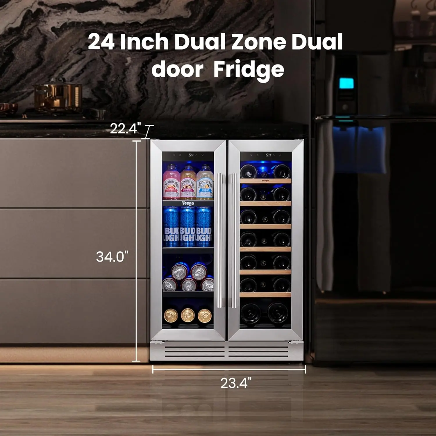 Yeego 24 Inch Wine Cooler review,Yeego wine cooler review and rating,is Yeego wine cooler worth buying,Yeego beverage cooler review pros cons,Yeego 24 inch wine refrigerator review honest opinion,Yeego wine cooler review verdict features in daily use