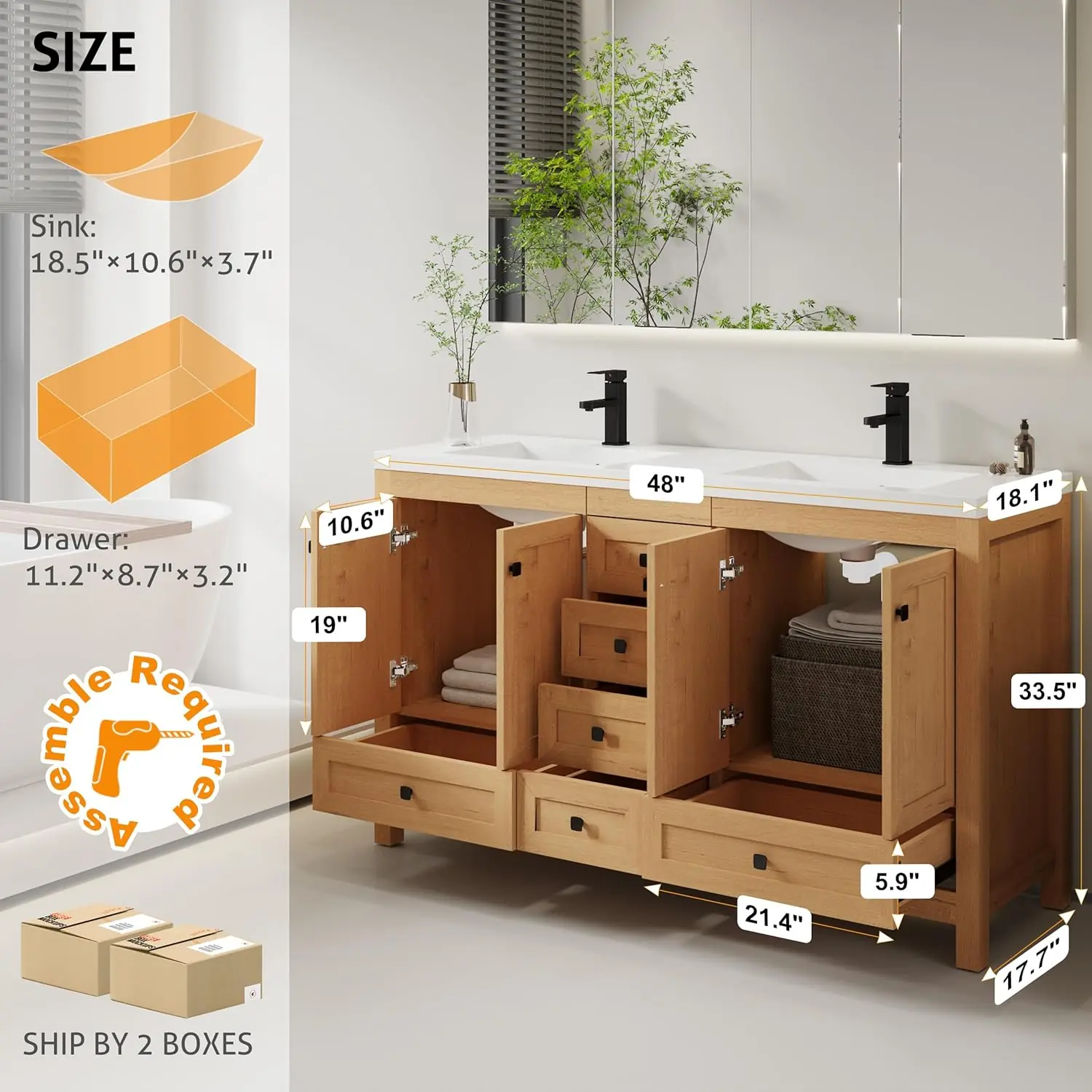 eclife 60 bathroom vanity review,eclife 60 vanity review and rating,is eclife 60 vanity worth buying,eclife 60 bathroom vanity review pros cons,eclife 60 vanity review honest opinion,eclife 60 bathroom vanity review verdict key features examined up close