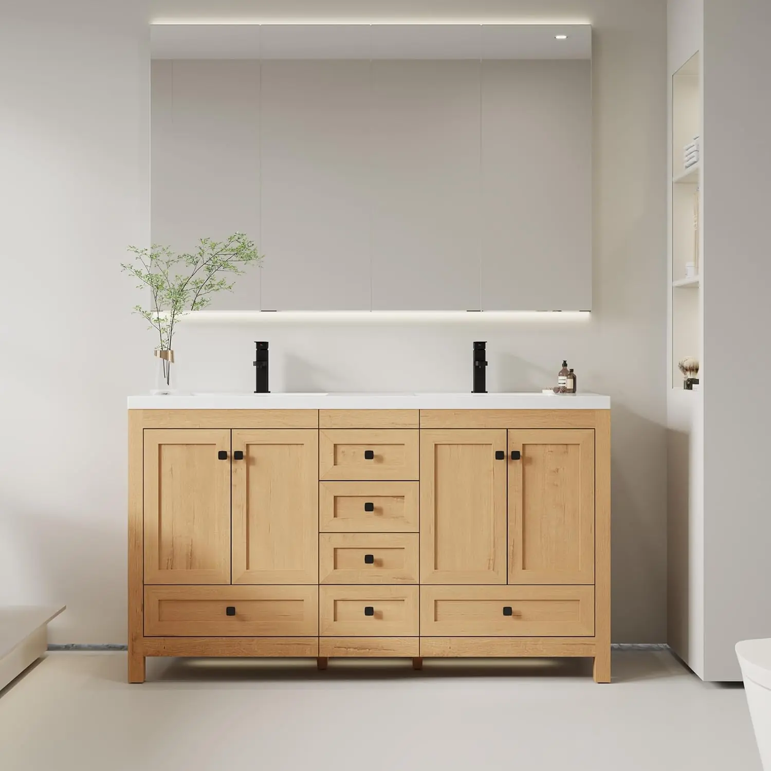 Setting up the eclife 60 bathroom vanity review,eclife 60 vanity review and rating,is eclife 60 vanity worth buying,eclife 60 bathroom vanity review pros cons,eclife 60 vanity review honest opinion,eclife 60 bathroom vanity review verdict for the first time