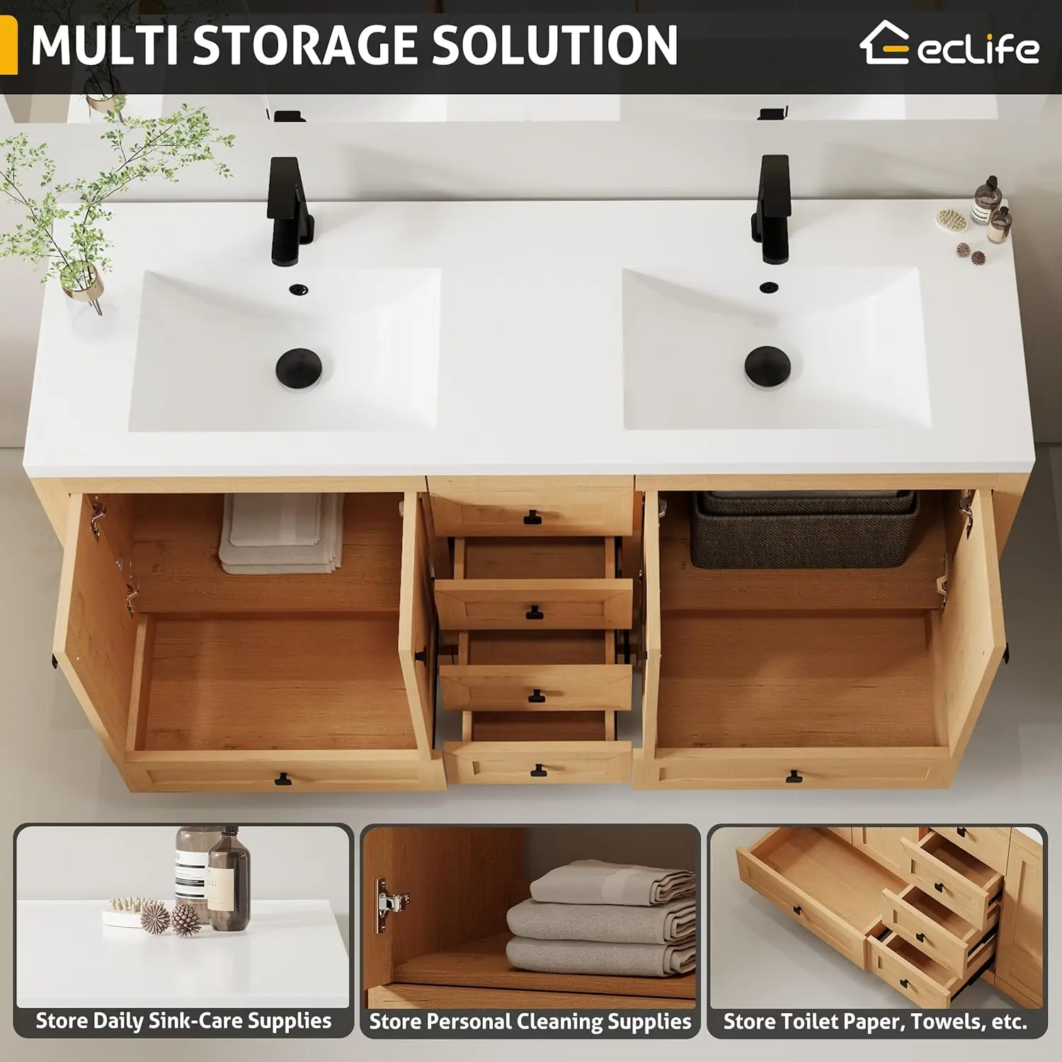 eclife 60 bathroom vanity review,eclife 60 vanity review and rating,is eclife 60 vanity worth buying,eclife 60 bathroom vanity review pros cons,eclife 60 vanity review honest opinion,eclife 60 bathroom vanity review verdict performance test results
