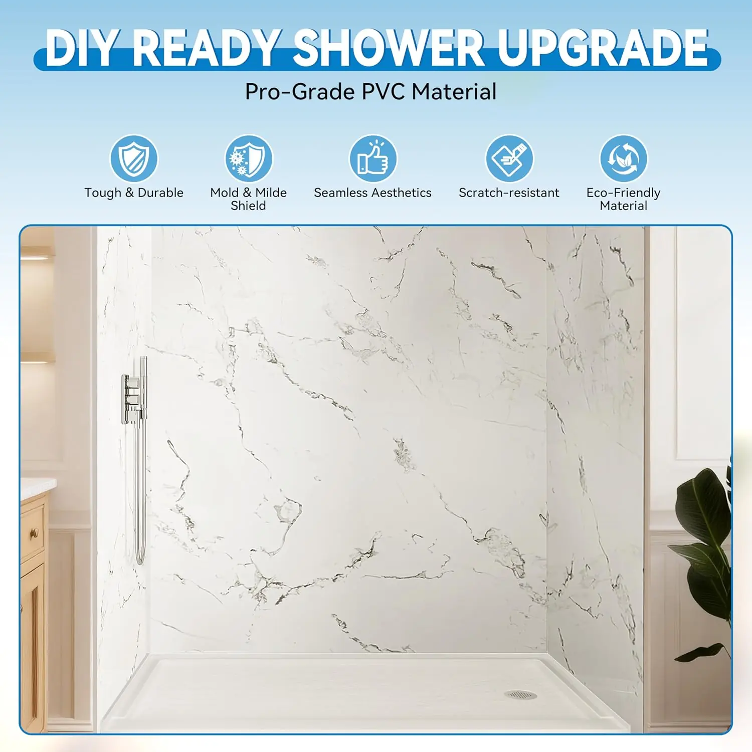 Step-by-step setup guide for iBath shower surround review,iBath shower surround pros cons,acrylic shower wall kit review,Volakas white shower surround review,iBath 3-piece shower wall review and rating,iBath acrylic shower review honest opinion