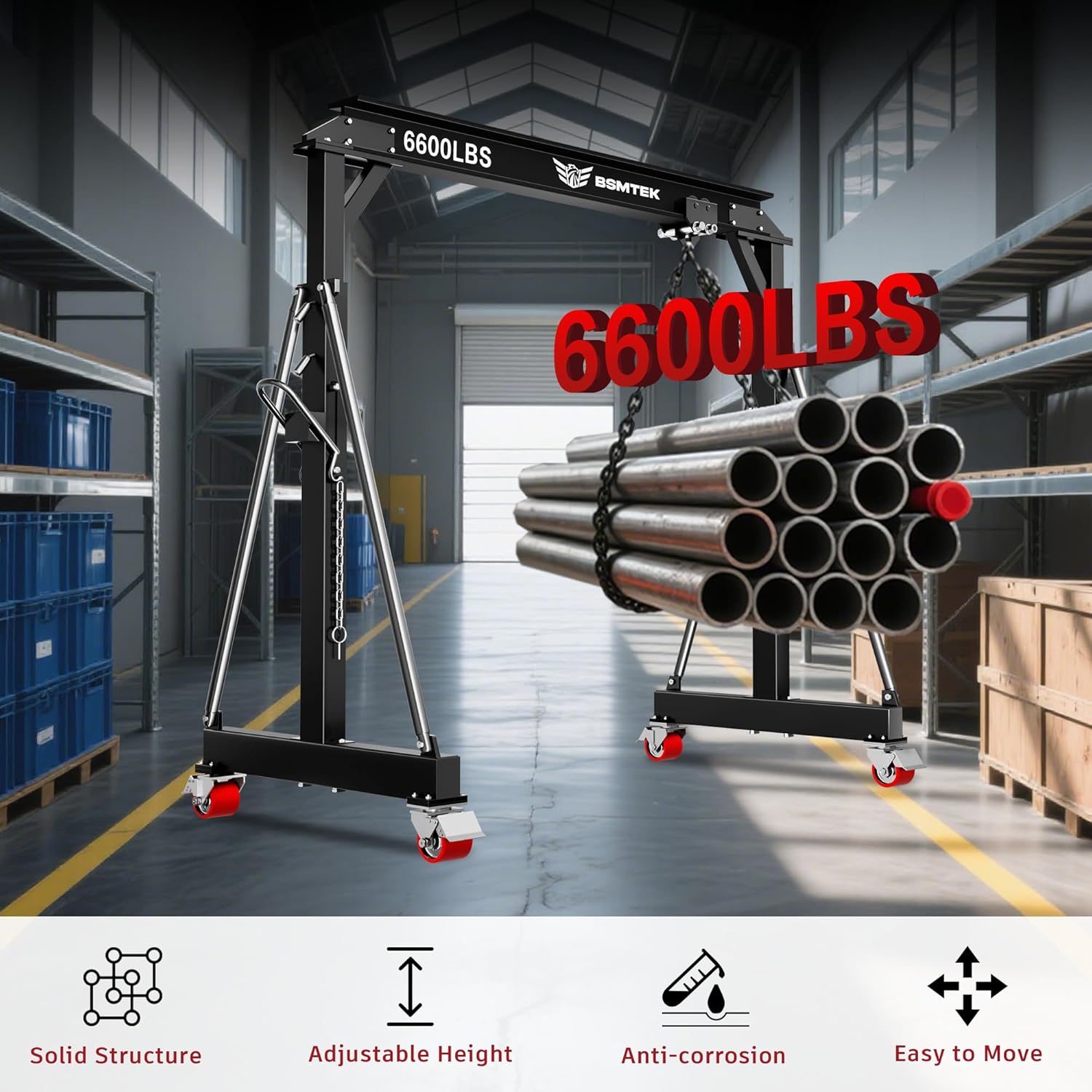Step-by-step guide for BSMTEK 3 ton gantry crane review,BSMTEK gantry crane review and rating,is BSMTEK gantry crane worth buying,BSMTEK 3 ton gantry crane review pros cons,BSMTEK gantry crane honest opinion review,BSMTEK 6600lbs gantry crane review verdict - complete tutorial