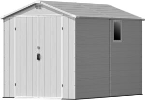 Image 1 of Devoko 6x10 plastic storage shed review