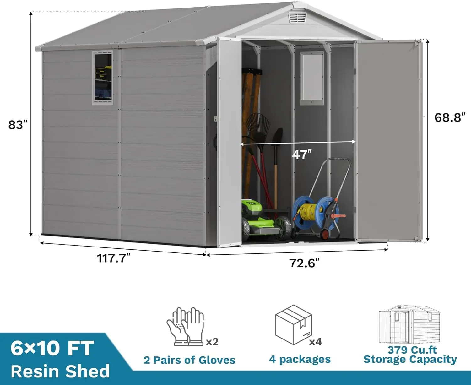 Devoko 6x10 Plastic Storage Shed Review: Our Honest Verdict 2 Devoko 6x10 plastic storage shed review,Devoko shed review and rating,is Devoko storage shed worth buying,Devoko resin shed review pros cons,Devoko outdoor shed review honest opinion,Devoko 6x10 shed review verdict during hands-on performance testing