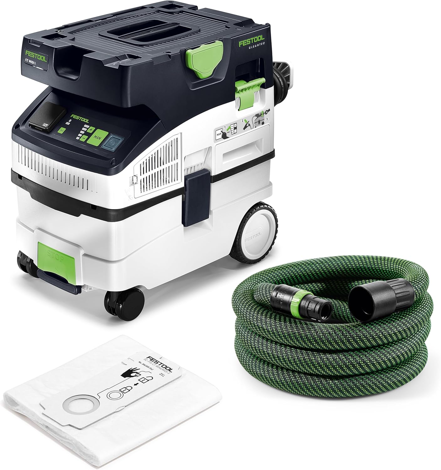 Festool CT MIDI I dust extractor review detailed features and specifications