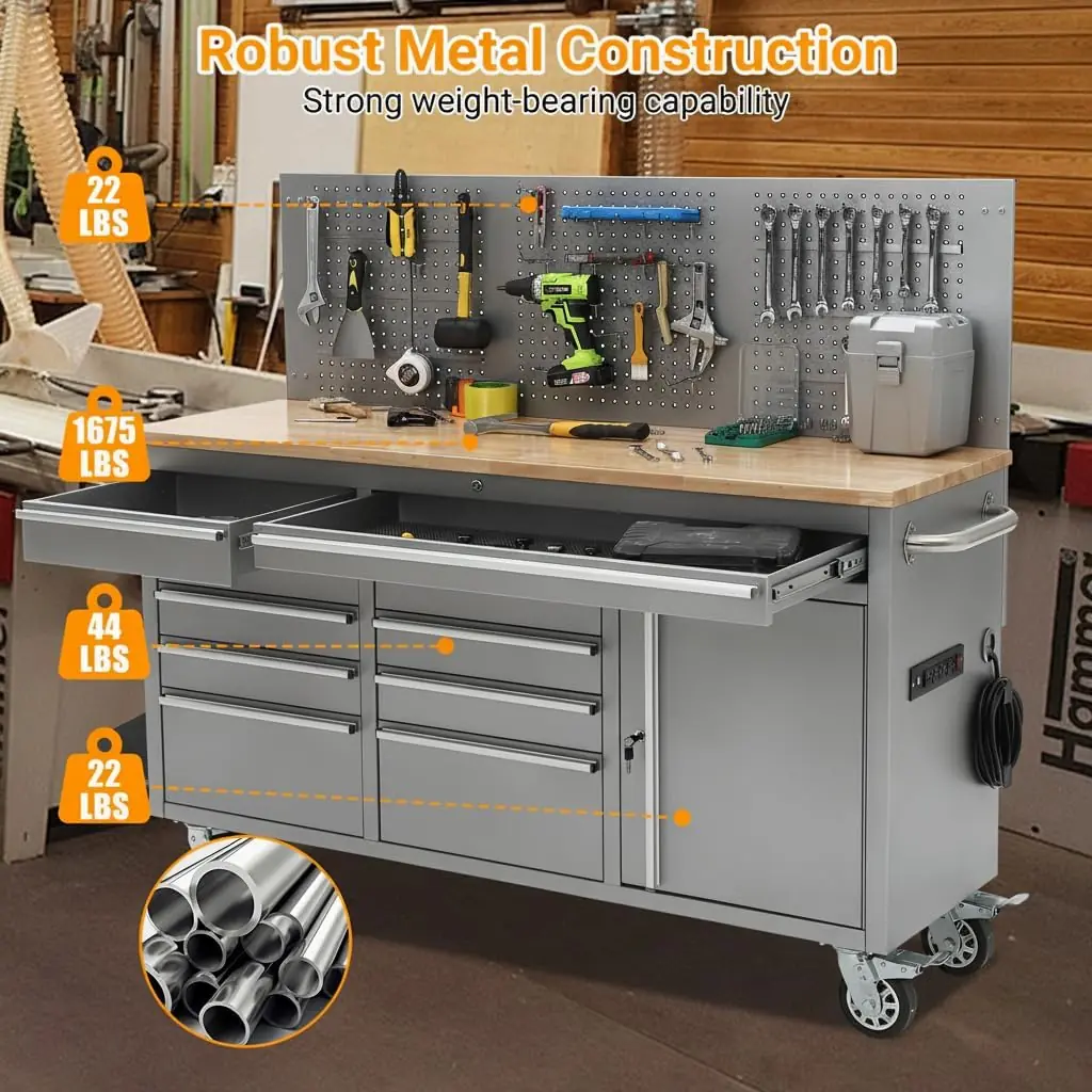 IDEALHOUSE 61-inch rolling tool chest review,IDEALHOUSE rolling tool chest review and rating,is IDEALHOUSE tool chest worth buying,IDEALHOUSE heavy duty rolling cabinet review pros cons,IDEALHOUSE tool chest review honest opinion,IDEALHOUSE rolling cabinet review verdict real-world details not found in the official specs