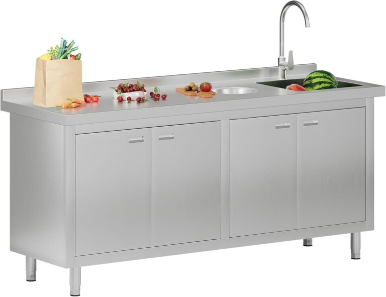 Image 1 of Jocisland 72x24 stainless steel utility sink review