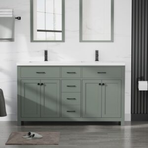 Image 1 of LUCKWIND modern bathroom vanity review