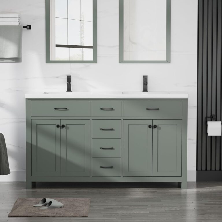 Image 1 of LUCKWIND modern bathroom vanity review