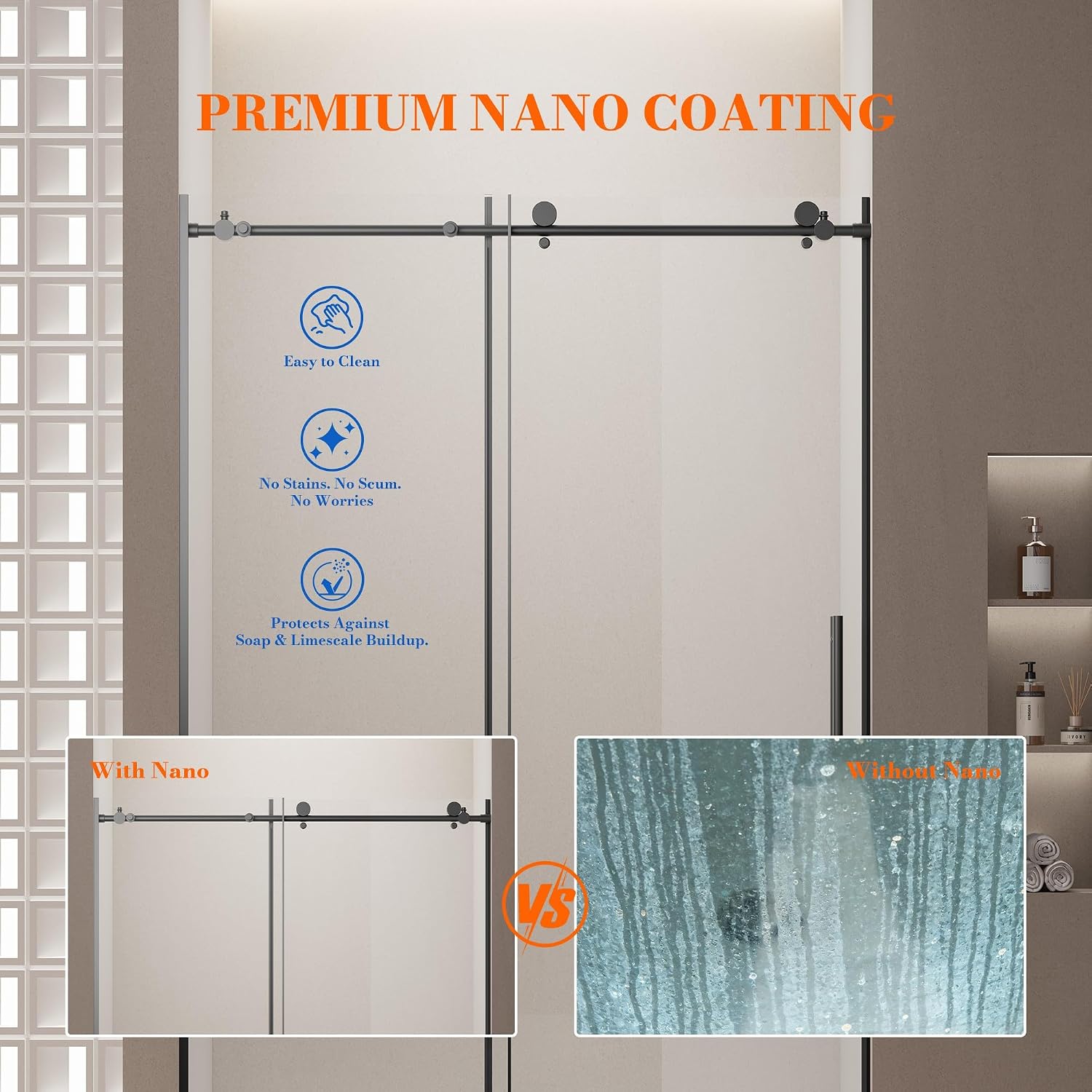 MonBlari Frameless Sliding Shower Door Review: Pros & Cons 3 MonBlari frameless sliding shower door review,MonBlari shower door review and rating,is MonBlari frameless shower door worth buying,MonBlari sliding shower door review pros cons,MonBlari shower door honest opinion review,MonBlari frameless sliding shower door review verdict after weeks of real-world daily use