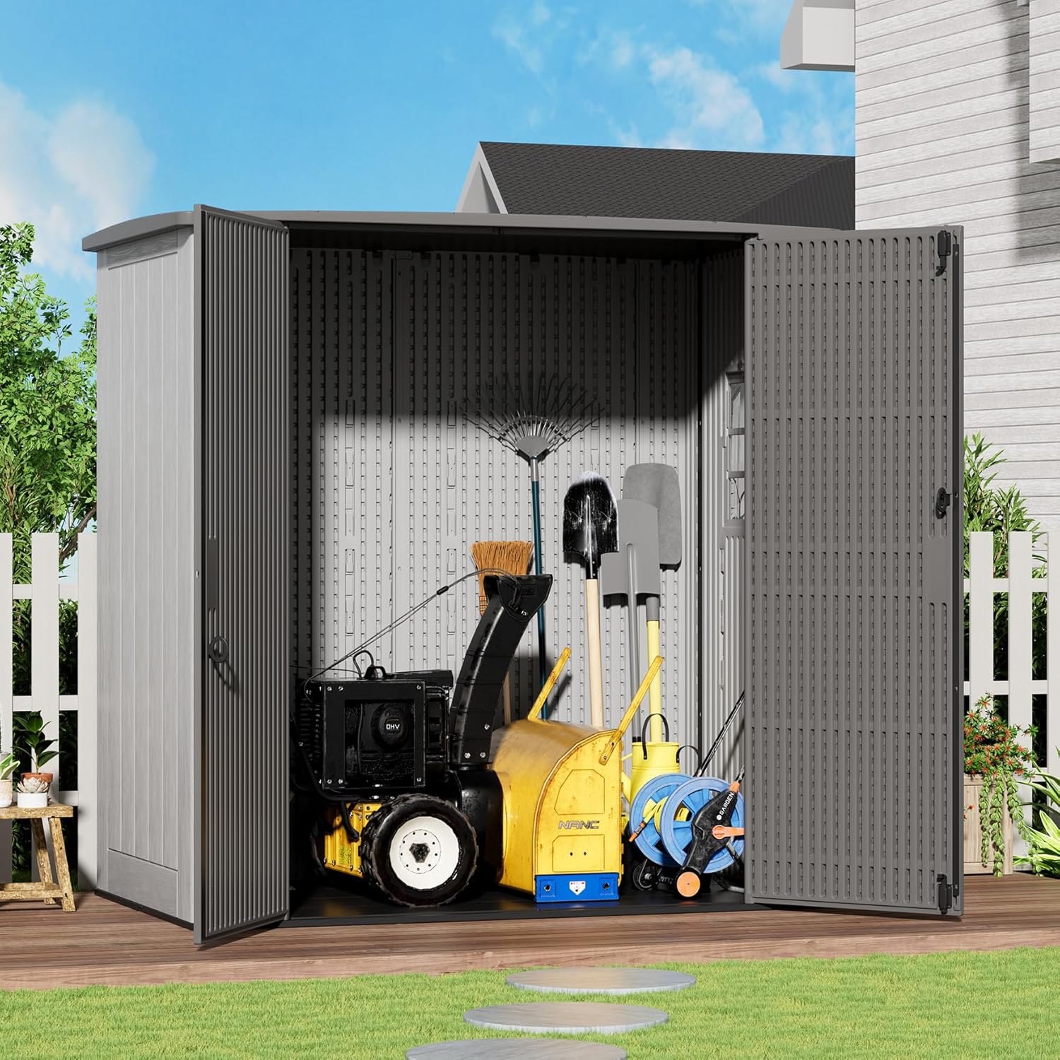ZZM Outdoor Storage Shed Review: Honest Pros & Cons 2 ZZM outdoor storage shed review,ZZM storage shed review and rating,is ZZM outdoor shed worth buying,ZZM resin shed review pros cons,ZZM shed review honest opinion,ZZM storage shed review verdict — design and build quality detail