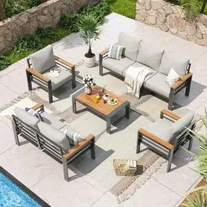 Image 1 of Aoxun patio furniture set review