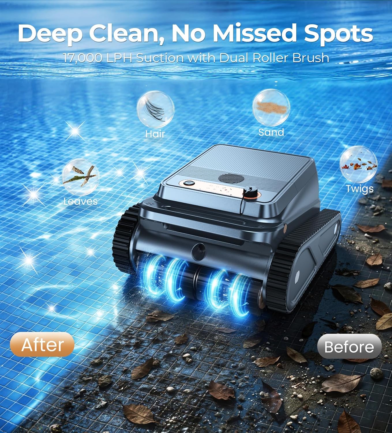EZIOOV U8 Robotic Pool Cleaner Review: Honest Verdict 2 EZIOOV U8 Robotic Pool Cleaner Review,EZIOOV U8 pool cleaner review and rating,is EZIOOV U8 robotic pool cleaner worth buying,EZIOOV U8 review pros and cons,EZIOOV U8 pool robot honest opinion review,EZIOOV U8 robotic pool cleaner review verdict unboxing and complete package contents