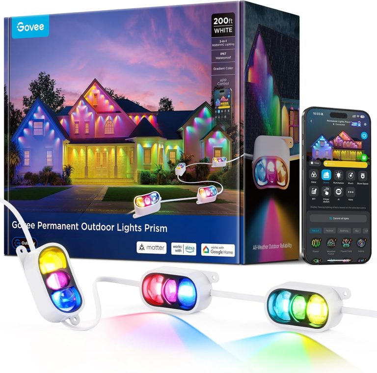 Govee Permanent Outdoor Lights Prism Review: Worth Buying? 29 Image 1 of Govee Permanent Outdoor Lights Prism review