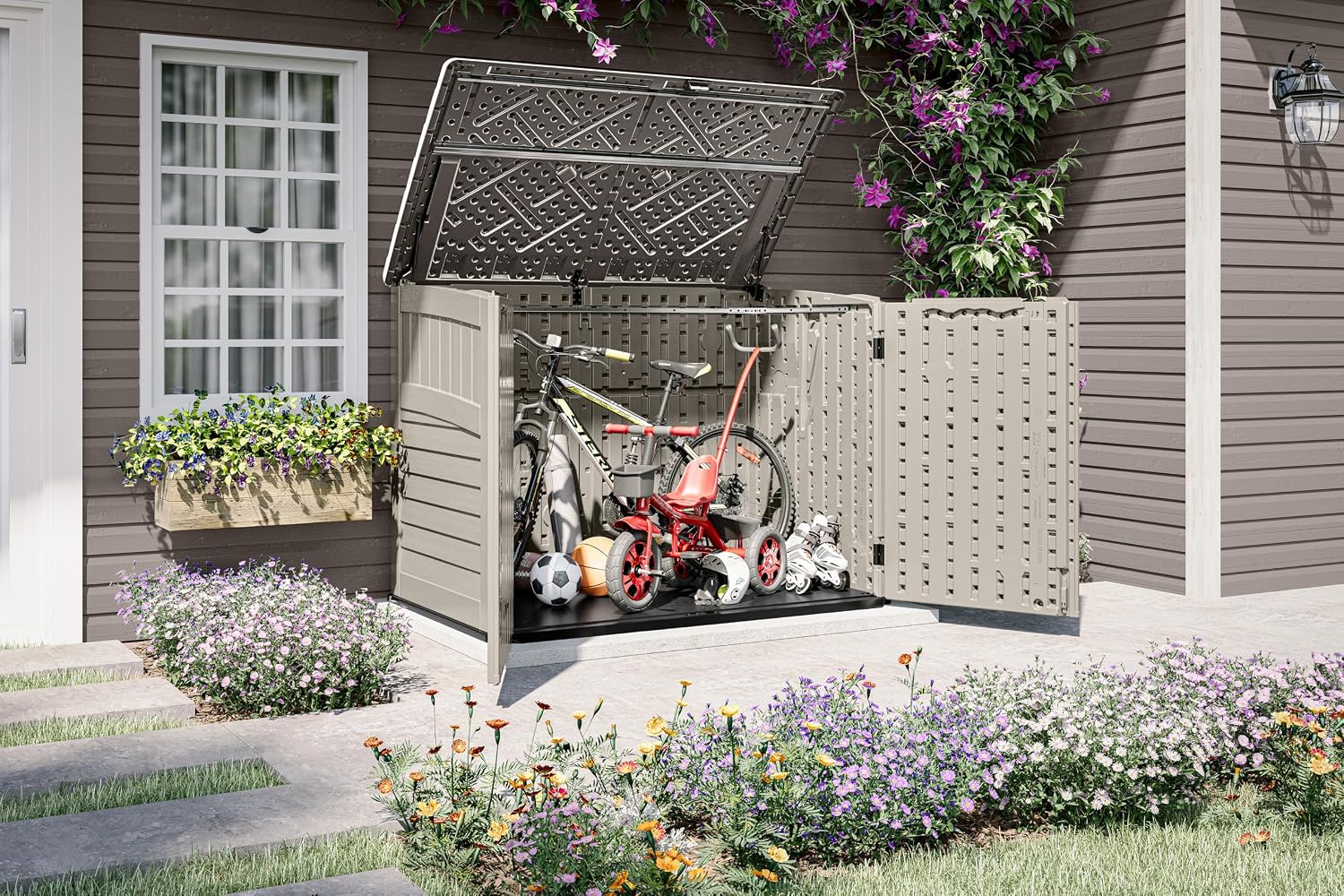 Suncast horizontal storage shed review,Suncast horizontal shed review and rating,Is Suncast horizontal shed worth buying,Suncast horizontal shed review pros cons,Suncast horizontal shed review honest opinion,Suncast Stow-Away shed review verdict — features that matter in real use